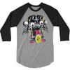 skull biker 3/4 Sleeve Shirt