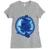 pirate owls Ladies Fitted T-Shirt