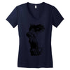 scream Women's V-Neck T-Shirt