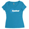 top dad mens funny novelty Women's Triblend Scoop T-shirt