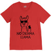 no drama llama V-Neck Tee