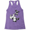 wolverine vs hulk Racerback Tank
