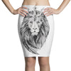 lion with crown Pencil Skirts