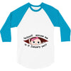 January Peeking Out Baby Girl 3/4 Sleeve Shirt