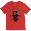 happy saint patrick day skull V-Neck Tee
