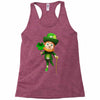 DABBİNG LEPRECHAUN Racerback Tank