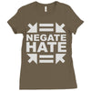 negate hate Ladies Fitted T-Shirt