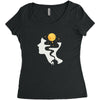 Night Think Women's Triblend Scoop T-shirt