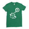 cow says mu Ladies Fitted T-Shirt