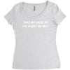 Take Me Back To The Night We Met Women's Triblend Scoop T-shirt