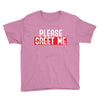 greet me Youth Tee