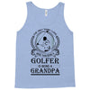 Golfer Grandpa Tank Top