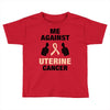 Me Against Uterine Cancer Toddler T-shirt