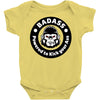 badass bad angry primate Baby Bodysuit