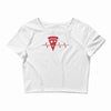 pizza is life Crop Top