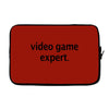 video game expert t shirt 3xl funny xbox ps3 nerdy geeky wii cod snipe Laptop sleeve