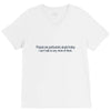 dumb people V-Neck Tee