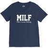 milf man i love fishing funny porn fisherman cool V-Neck Tee