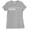 sarcasm loading Ladies Fitted T-Shirt