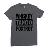 whiskey tango foxtrot Ladies Fitted T-Shirt