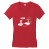 chess capture the pawn Women's V-Neck T-Shirt