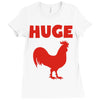 huge cock Ladies Fitted T-Shirt