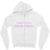 i speak gilmore rectangle Zipper Hoodie