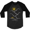 on the top (mountain) 3/4 Sleeve Shirt