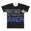 get promoted to grandpa All Over Men's T-shirt
