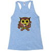 mr. owl Racerback Tank