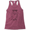 i can't sleep Racerback Tank