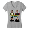 dobre twins Women's V-Neck T-Shirt