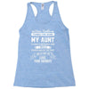 Dear Auntie, Thanks For Being My Aunt Racerback Tank