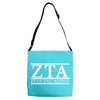 zta zeta tau alpha Adjustable Strap Totes
