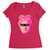 not sad Women's Triblend Scoop T-shirt