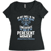 do not dwell in the past do not dream of the future concentrate the mi Women's Triblend Scoop T-shirt