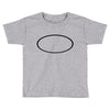 black oval Toddler T-shirt