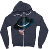 Space Love Zipper Hoodie