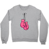 boxing gloves breast cancer Crewneck Sweatshirt