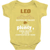 leo hated by many wanted by plenty disliked by some confronted by none Baby Onesie