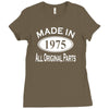 made in 1975 mens 40th birthday Ladies Fitted T-Shirt