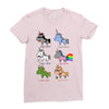 unicorn funny Ladies Fitted T-Shirt