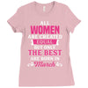 All Women Are Created Equal But Only The Best Are Born In March Ladies Fitted T-Shirt
