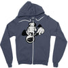 mickey frappe un bang Zipper Hoodie