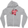 kirbythulhu (no text) Zipper Hoodie