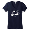 chess capture the pawn Women's V-Neck T-Shirt