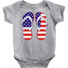 paire de tongues am&eacute;ricaine Baby Onesie