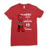merc with a mouth Ladies Fitted T-Shirt