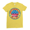 usa fourth of july Ladies Fitted T-Shirt
