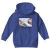 Michelangelo Creation of Adam Youth Hoodie